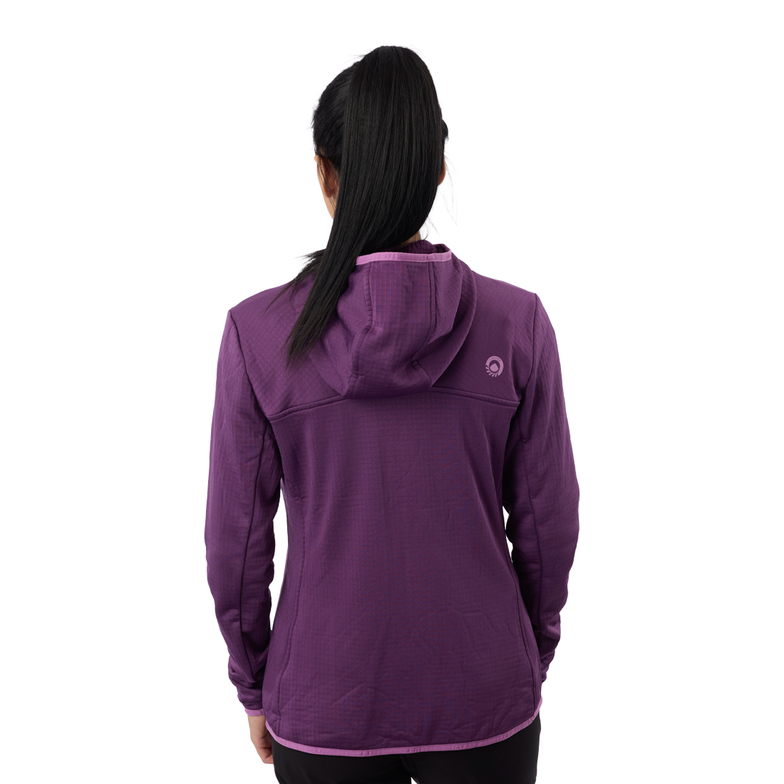 Polaire stretch en grid pour femme et la pratique du sport outdoor