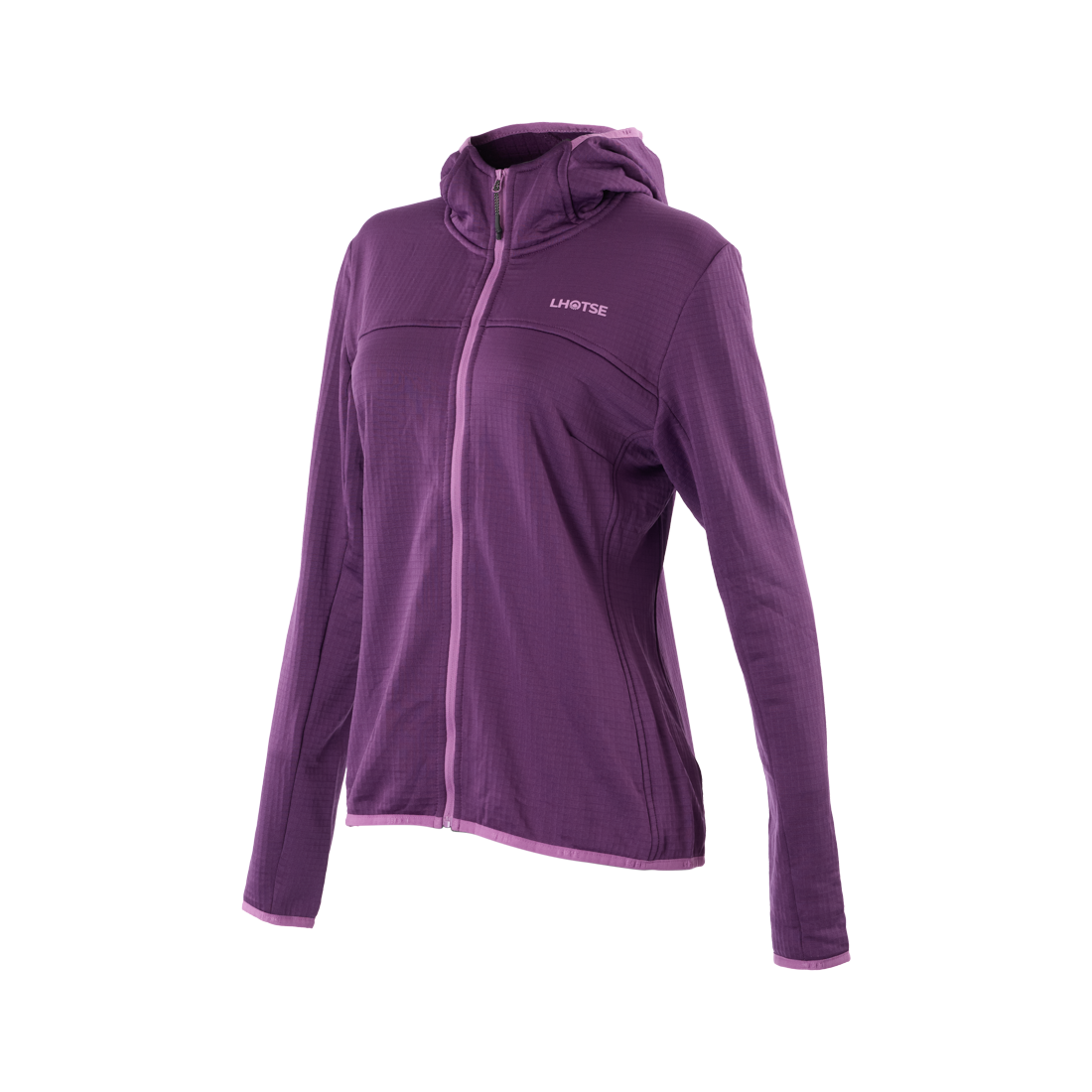 Polaire stretch en grid pour femme et la pratique du sport outdoor