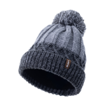 Bonnet à pompon OYEU - Gris